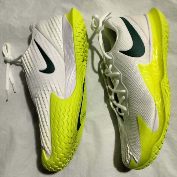 Nike Court Zoom Vapor Cage 4 Rafa White Volt Geode Tea Men 9.5 DD1579-107 NO BOX main image 5